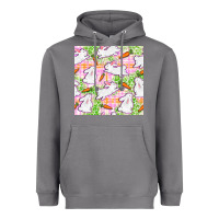 Storm Easter Bunnies With Carrots Seamless Pattern Heavyweight Hoodie - BundleAndBundleShop