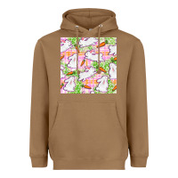 Toasted Coconut Easter Bunnies With Carrots Seamless Pattern Heavyweight Hoodie - BundleAndBundleShop