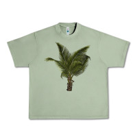 Oil Green palm tree Urban Heavy Tee - LillyAllenDesigns