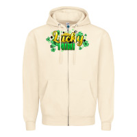 Sandshell lucky mini st patricks Zipper Hoodie - HowdyJamesFarm