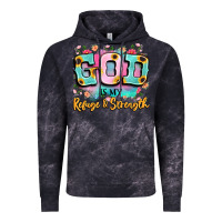 Cloud Black god is my refuge and strength Vintage Hoodie - LillyAllenDesigns