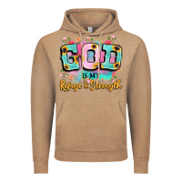 Vintage Coffee god is my refuge and strength Vintage Hoodie - LillyAllenDesigns