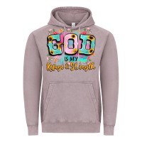Vintage Zinc god is my refuge and strength Vintage Hoodie - LillyAllenDesigns