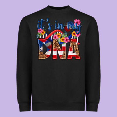 Its In My Dna Puerto Rico Heavyweight Sweatshirt Designed By Texasbilliewilder