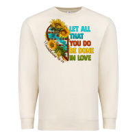 Sandshell let all that you do be done in love Premium Sweatshirt - BundleAndBundleShop