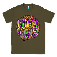Army Green mardi gras Classic Tee - LillyAllenDesigns