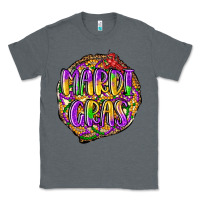 Charcoal Heather mardi gras Classic Tee - LillyAllenDesigns