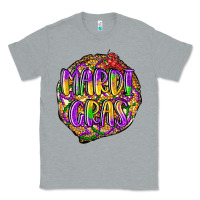 Heather Grey mardi gras Classic Tee - LillyAllenDesigns