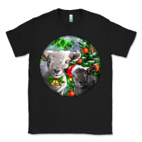 Black christmas southdown baby sheeps Classic Tee - LillyAllenDesigns
