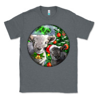 Charcoal Heather christmas southdown baby sheeps Classic Tee - LillyAllenDesigns
