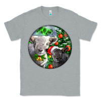 Heather Grey christmas southdown baby sheeps Classic Tee - LillyAllenDesigns
