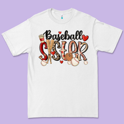 Baseball Sister Premium Tee Designed By Maliassmallbusiness