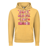 Vintage Mustard you are worthy beautiful loved enough valentines Vintage Hoodie - LillyAllenDesigns