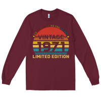 Burgundy Vintage 1971 Limited Long Sleeve Tee - Bettercallsaul