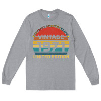 Heather Grey Vintage 1971 Limited Long Sleeve Tee - Bettercallsaul