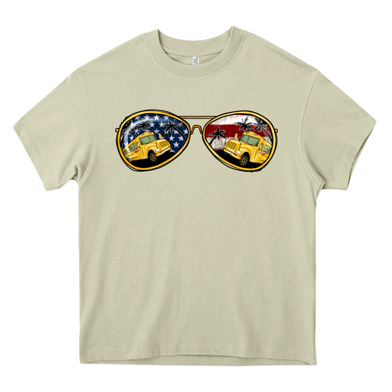 Bus Driver American Sunglasses Heavy Core Tee by Jasminsmagicworld | Teevron