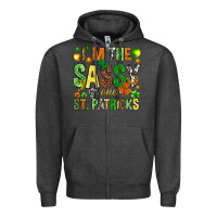 Charcoal Heather I'm the sassy one St. Patrick's Zipper Hoodie - HowdyJamesFarm