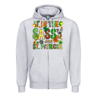 Heather Grey I'm the sassy one St. Patrick's Zipper Hoodie - HowdyJamesFarm