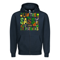 Navy I'm the sassy one St. Patrick's Zipper Hoodie - HowdyJamesFarm