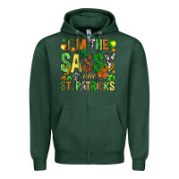 Sports Green I'm the sassy one St. Patrick's Zipper Hoodie - HowdyJamesFarm