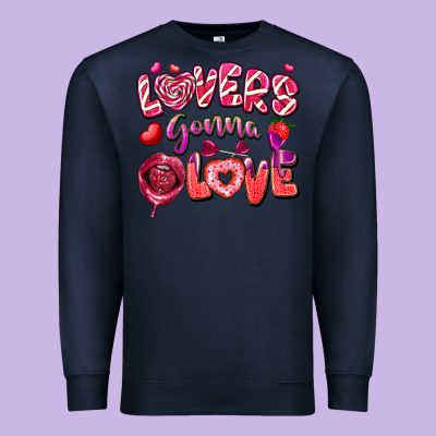 Lovers Gonna Love Premium Sweatshirt Designed By Fadigitalartstudio