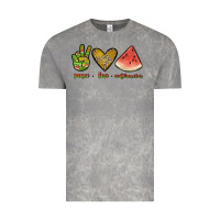 Cloud Rock peace love watermelon Vintage Tee - JahusDesignShop