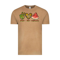 Peace Love Watermelon Vintage Tee | Teevron