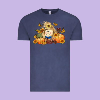 Fall Scarecrow Vintage Tee Designed By Lillyallendesigns