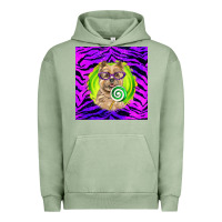 Pigment Oil Green Halloween Cairn Terrier Dog Urban Hoodie - LillyAllenDesigns