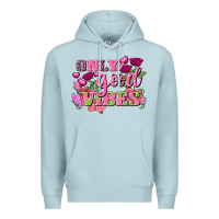 Blue Mist Valentine's Day only good vibes Premium Hoodie - FaDigitalArtStudio