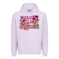 Lilac Valentine's Day only good vibes Premium Hoodie - FaDigitalArtStudio