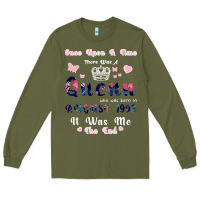 Army Green Once Upon A Time There Was A Queen Who Was Born I Long Sleeve Tee - Bettercallsaul