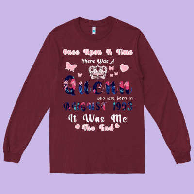 Once Upon A Time There Was A Queen Who Was Born I Long Sleeve Tee Designed By Bettercallsaul