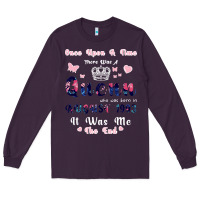 Plum Once Upon A Time There Was A Queen Who Was Born I Long Sleeve Tee - Bettercallsaul
