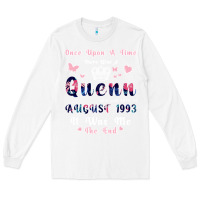 White Once Upon A Time There Was A Queen Who Was Born I Long Sleeve Tee - Bettercallsaul