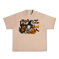 Burro Moo I Mean Boo Holstein Cow Urban Heavy Tee - LillyAllenDesigns