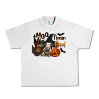 Lunar Rock Moo I Mean Boo Holstein Cow Urban Heavy Tee - LillyAllenDesigns