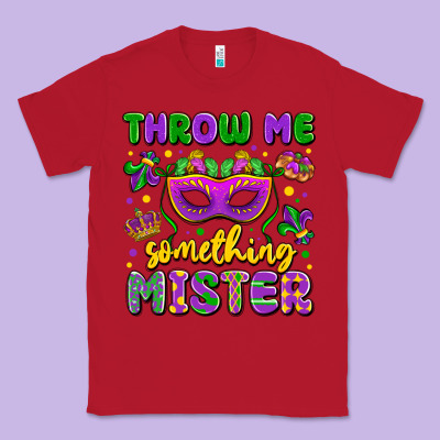 Throw Me Something Mister Classic Tee Designed By Lillyallendesigns