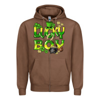 Chestnut Lucky Boy St. Patrick's Day Zipper Hoodie - HowdyJamesFarm
