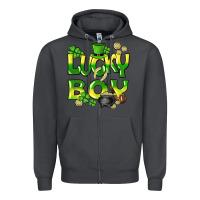 Smoke Lucky Boy St. Patrick's Day Zipper Hoodie - HowdyJamesFarm