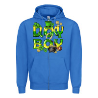 True Royal Lucky Boy St. Patrick's Day Zipper Hoodie - HowdyJamesFarm