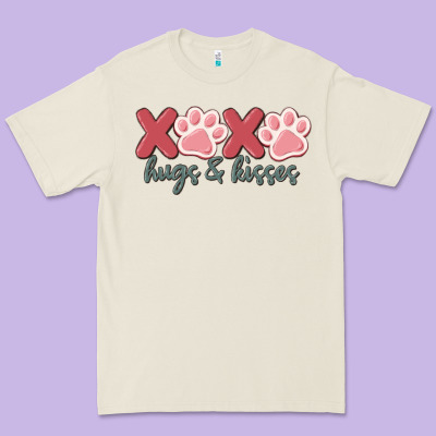 Xoxo Hugs And Kisses Premium Tee Designed By Maliassmallbusiness