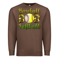 Chestnut Baseball Dad Softball Premium Sweatshirt - BundleAndBundleShop
