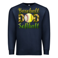 Navy Baseball Dad Softball Premium Sweatshirt - BundleAndBundleShop