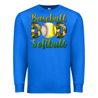 True Royal Baseball Dad Softball Premium Sweatshirt - BundleAndBundleShop