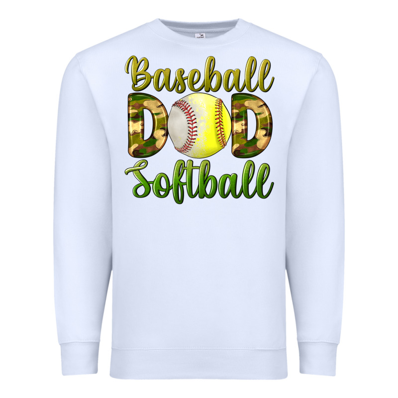 Baseball Dad Softball Premium Sweatshirt by BundleAndBundleShop | Teevron