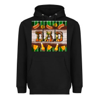 Black Football Dad Tumbler Heavyweight Hoodie - BundleAndBundleShop