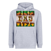 Heather Grey Football Dad Tumbler Heavyweight Hoodie - BundleAndBundleShop
