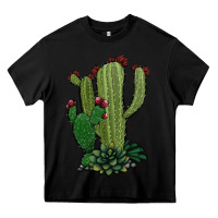 Black cactus Heavy Core Tee - Jasminsmagicworld