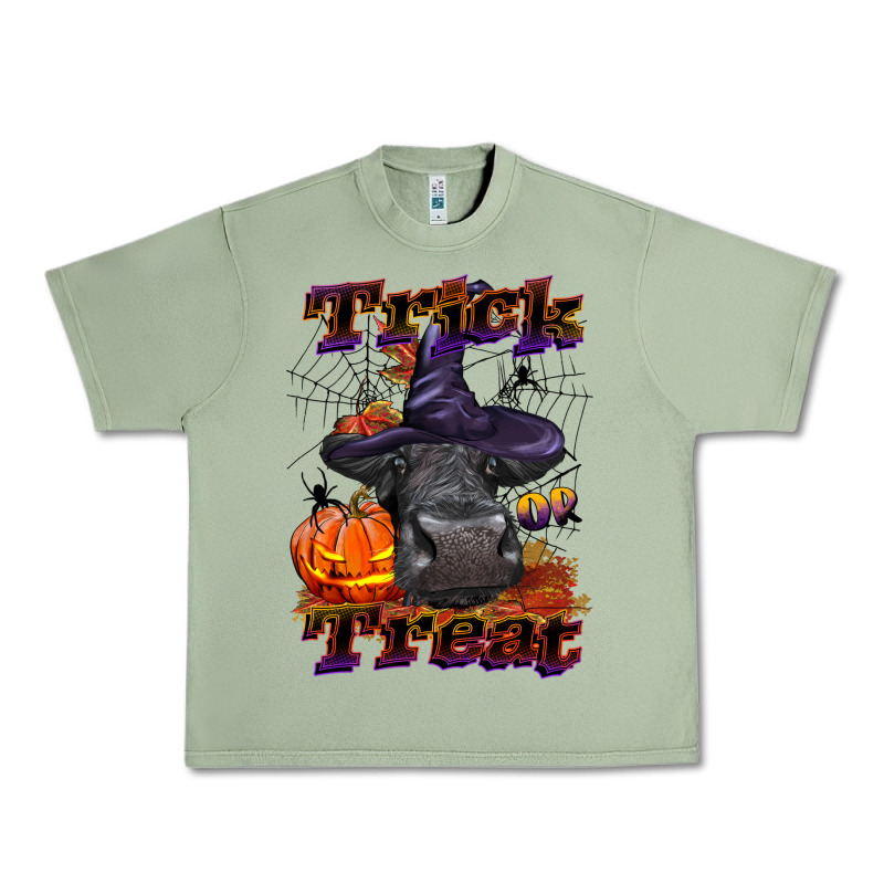 Trick Or Treat Black Angus Heifer Urban Heavy Tee by LillyAllenDesigns | Teevron